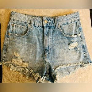Garage jeans shorts. Distressed. Size 3
